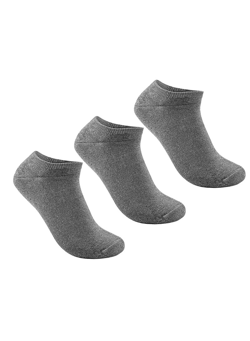 Odds Kid's Pack of 3 Lycra Ankle Casual Socks